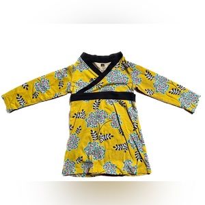 Sunshine yellow Tea dress